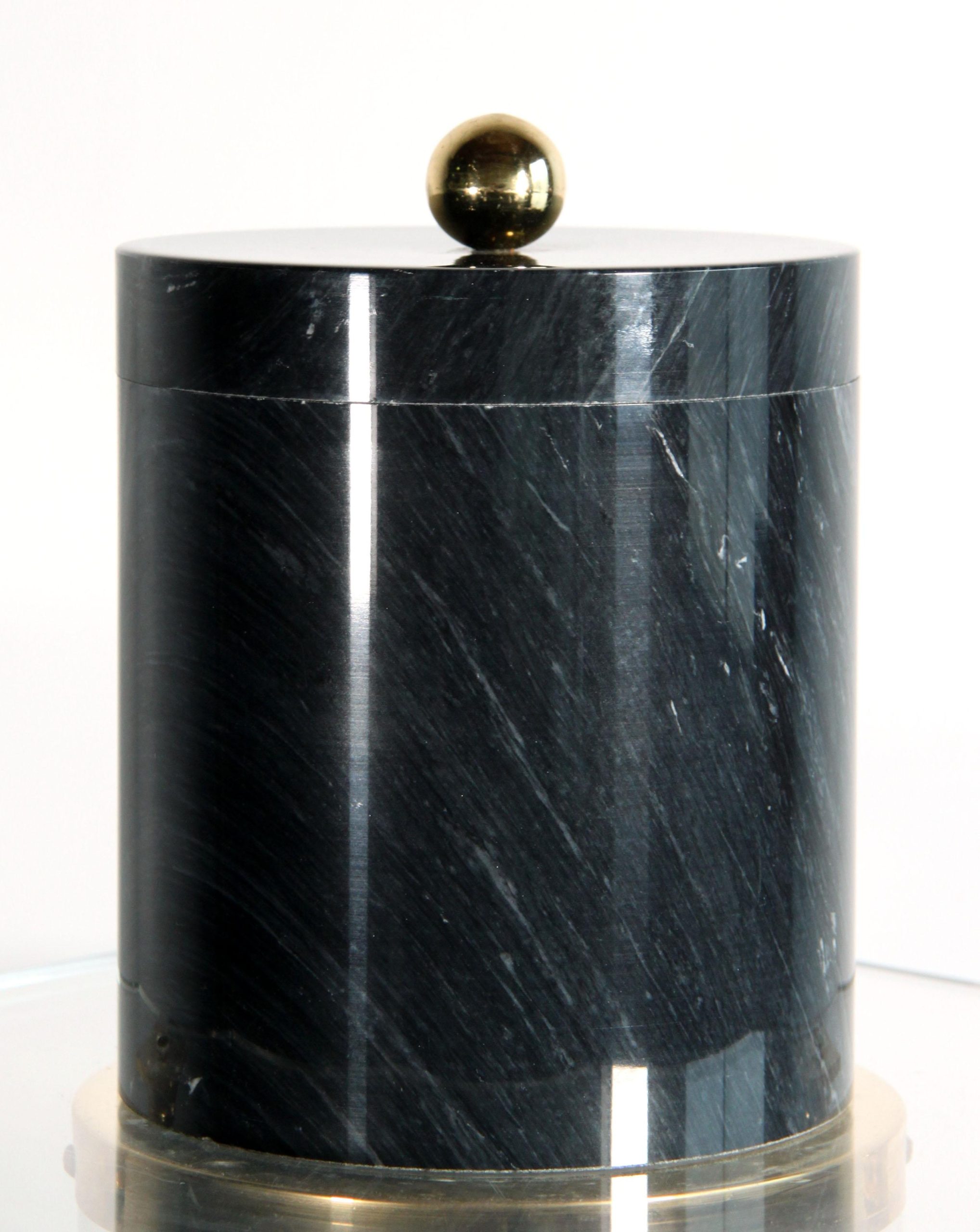 1980s-contemporary-solid-black-marble-and-brass-ice-bucket-3861 1980s-contemporary-solid-black-marble-and-brass-ice-bucket-3861