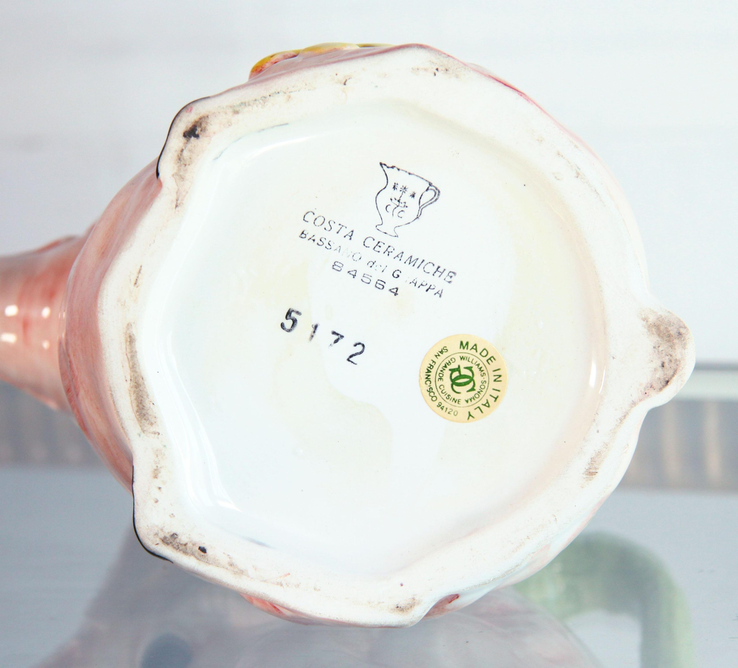 vintage-italian-ceramic-figural-pig-water-pitcher-9756 vintage-italian-ceramic-figural-pig-water-pitcher-9756